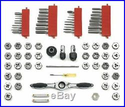 GearWrench 75PC 3887 Ratcheting Tap and Die Drive Tool Set SAE/Metric UNITS