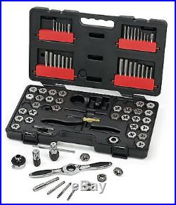 GearWrench 75 Piece Ratcheting Tap and Die Drive Tool Set SAE & Metric 3887