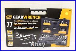 GearWrench 77 Piece SAE/Metric Ractcheting Tap and Die Set 3887 C1