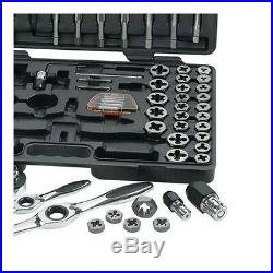 GearWrench SAE Metric Ratcheting Tap and Die Set 117 Piece Tool Storage Case Kit