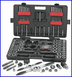 Gearwrench 114-Piece Carbon Steel Tap and Die Set with #4 to 3/4, M3 to M18