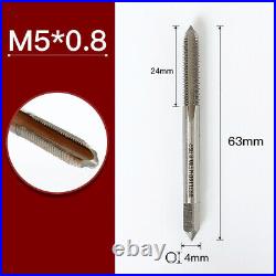 Hand/Machine Taps HSS Metric M2 M2.5 M3 M4 M5 -M12 For Iron Plate/Aluminum Alloy