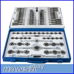 Hansa Ctd110 Metric & Imperial 110 Piece Tap & Die Set In Metal Case