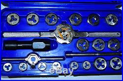 Hanson Machine Screw / Fractional / Metric Tap & Hex Die Set Irwin 26319 US MADE