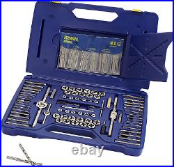 IRWIN Tap and Die Set with Drill Bits, Machine ScrewithSae/Metric, 117-Piece 2637