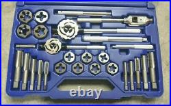 Irwin Hanson 97312 Metric Tap and Die Set 28 Pieces 14mm 24mm NO CASE