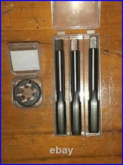 M2 -10 11 12 14 16 18 20 22 24 25 30 HSS metic Hand Tap and split die button set