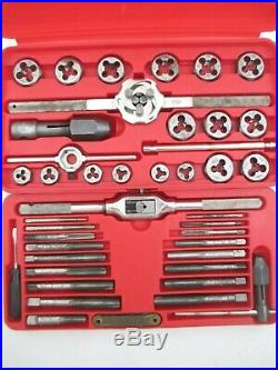 MAC 41 Piece Metric Tap & Die, Complete Set, 3mm-12mm, Made in USA 8017TS