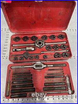 MAC Tools USA Metric Tap & Die Set Lot Rethreading Kit Red Automotive Mechanic