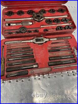 MAC Tools USA Metric Tap & Die Set Lot Rethreading Kit Red Automotive Mechanic