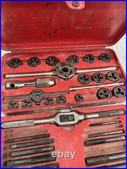 MAC Tools USA Metric Tap & Die Set Lot Rethreading Kit Red Automotive Mechanic