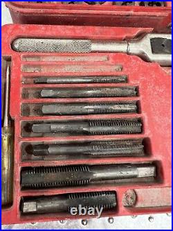 MAC Tools USA Metric Tap & Die Set Lot Rethreading Kit Red Automotive Mechanic