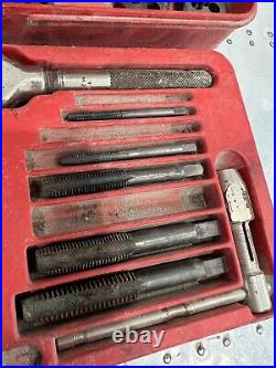 MAC Tools USA Metric Tap & Die Set Lot Rethreading Kit Red Automotive Mechanic