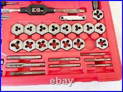 MAGNA 40 Piece Metric Tap Die Set With Case INCOMPLETE 96302 USA