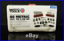 MATCO Tools 40MTDS Tap Tool and Die Set 40 Piece Metric