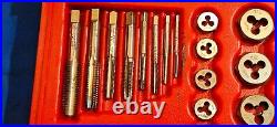 Mac Tools 76 piece SAE & MARETIC tap and die set COMPLETE VG COND TT244 no rust