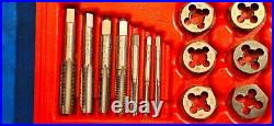 Mac Tools 76 piece SAE & MARETIC tap and die set COMPLETE VG COND TT244 no rust