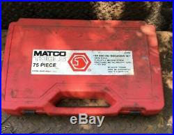 Matco Tools 675td 75 (-5) Piece Combo Tap & Die Set Sae Metric Pipe