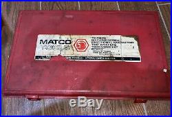 Matco Tools 75 PC Tap & Die Threading Set 675TD Fractional Metric Pipe Tap
