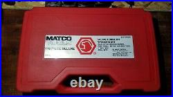 Matco tools 675tdplus 116 pc. Tap die threading set with case new