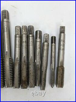 Metric Hand Tap Lot M18 to M4 Titan Blue Point thread die HS bottoming taper