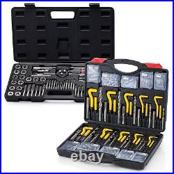 Metric & SAE 261 Piece HSS Drill Thread Repair Kit & 60 Piece Tap & Die Tool