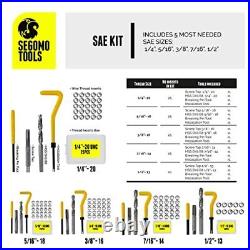Metric & SAE 261 Piece HSS Drill Thread Repair Kit & 60 Piece Tap & Die Tool