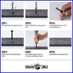 Metric & SAE 261 Piece HSS Drill Thread Repair Kit & 60 Piece Tap & Die Tool