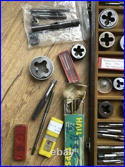 Metric and Imperial Taps and Dies Massive Job Lot -Vintage -Engineers inc NOS