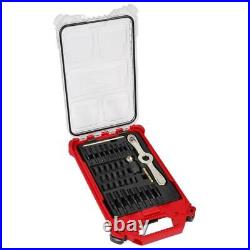 Milwaukee Metric Tap & Die Packout 38Pc Set With Hex-Lok 2-In-1 Handle