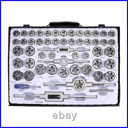 Muzerdo 115PCS Sae and Metric Bearing Steel Tap and Die Rethreading Kit with