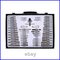 Muzerdo 115PCS Sae and Metric Bearing Steel Tap and Die Rethreading Kit with