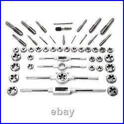 Muzerdo 115PCS Sae and Metric Bearing Steel Tap and Die Rethreading Kit with