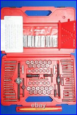 NEW Snap-On 117 Pc Fractional & Metric Tap and Die Set withExtractors & Drill Bits