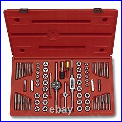 Neiko 00908A SAE and Metric Tap and Hexagon Die Set, Alloy Steel 76-Piece Set