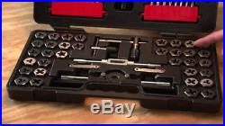 New CRAFTSMAN 75pc Piece Combination TAP and DIE Metric SAE Rust Resistant Steel