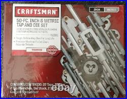 New sealed Craftsman 50-pc. Piece Inch & Metric Tap & Die Set 952381 nwt nip