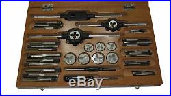Rdgtools Complete Tap And Die Set Metric 2-10mm Taps Dies Wrenches Stocks