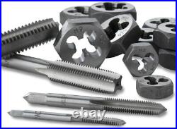 SAE and Metric Tap and Die Set, Alloy Steel Taps and Dies with Hexagon T-Type