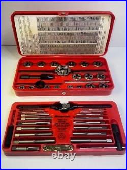 SEALED New Old Stock SNAP-ON USA 41pc Metric Tap and Die Set 3mm-12mm TDM-117A