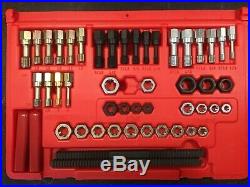 SNAP-ON 48 Pc Master Rethreading Tap and Die SetSAE and MetricRTD48Nice Cond