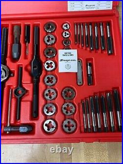 SNAP-ON TAP AND DIE TOOL SET TDTDM500 Standard and Metric 76 pc. Full Set