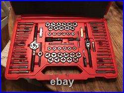 SNAP-ON TDTDM500A Master 76-PIECE TAP & DIE SET! Metric And Standard Like New