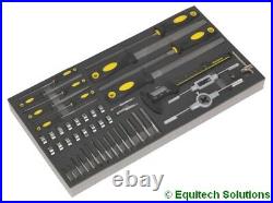 Sealey (Siegen) S01132 Tool Chest Tray Tap Die File & Digital Caliper Set 48-Pc