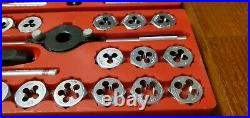 Sears Craftsman Kromedge 41 pc Metric Tap & Hexagon Die Set 9 52095 Complete Set