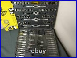 Segomo Tools 110 Piece Alloy Steel Metric Tap And Die Threading Tool Set TD110MM