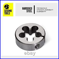 Segomo Tools 110 Piece Hardened Alloy Steel Metric Tap And Die Threading Tool