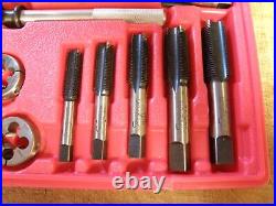 Snap-On 25 Pc. Large, Metric, Tap & Die Set. TDM9917A. Exc. Cond. Made In USA