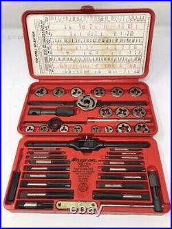 Snap On 41 Piece Metric Tap And Die Set 3mm To 12 Mm TDM-117A (GAL113101)