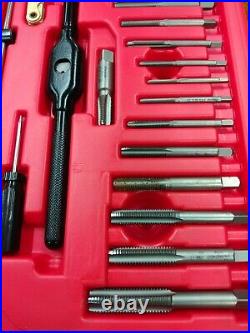 Snap On 76 Pc Tap and Die Set TDTDM500A Metric and SAE SET Complete WITH BOX
